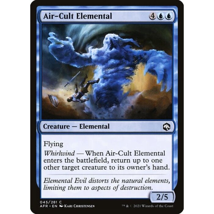 Magic: The Gathering Air-Cult Elemental (045) Near Mint Foil