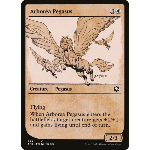 Magic: The Gathering Arborea Pegasus (Showcase) (299) Near Mint