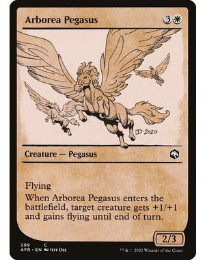 Magic: The Gathering Arborea Pegasus (Showcase) (299) Near Mint Foil