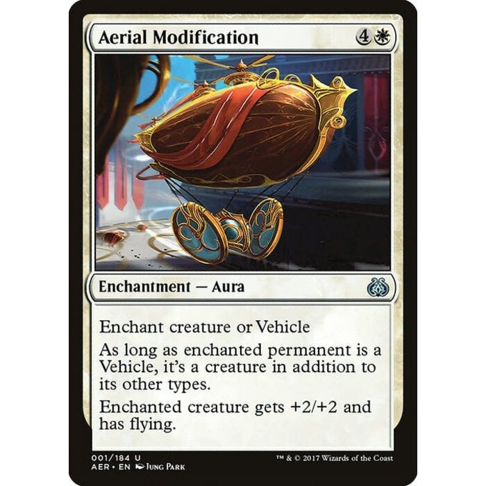 Magic: The Gathering Aerial Modification (001) Lightly Played