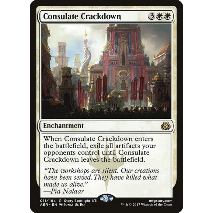 Magic: The Gathering Consulate Crackdown (011) Damaged