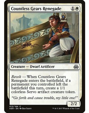 Magic: The Gathering Countless Gears Renegade (013) Lightly Played