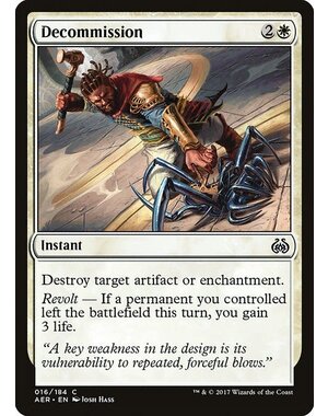 Magic: The Gathering Decommission (016) Lightly Played