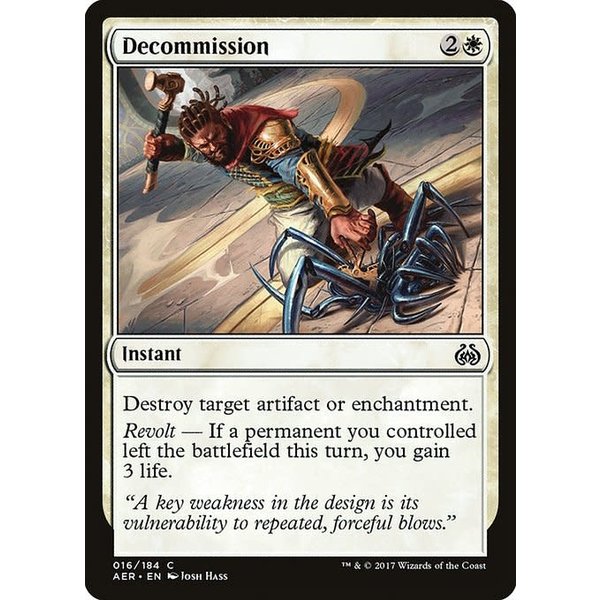 Magic: The Gathering Decommission (016) Lightly Played