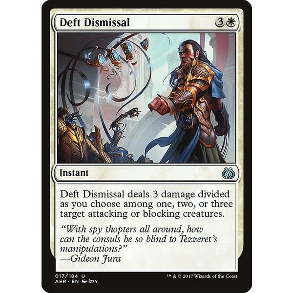 Magic: The Gathering Deft Dismissal (017) Moderately Played Foil