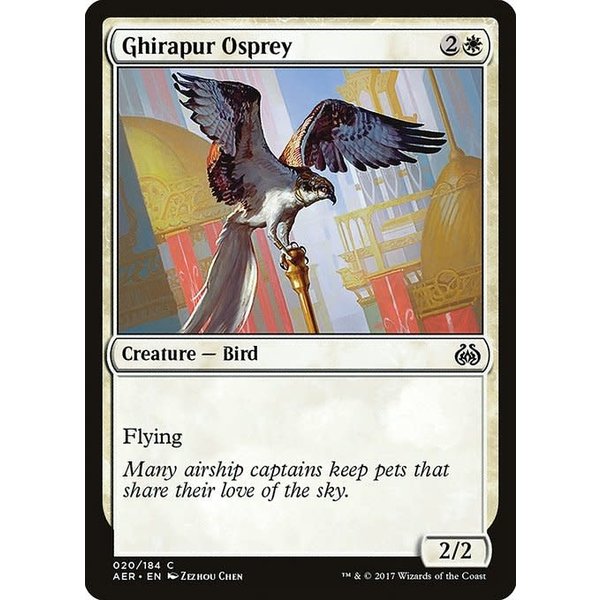Magic: The Gathering Ghirapur Osprey (020) Damaged Foil