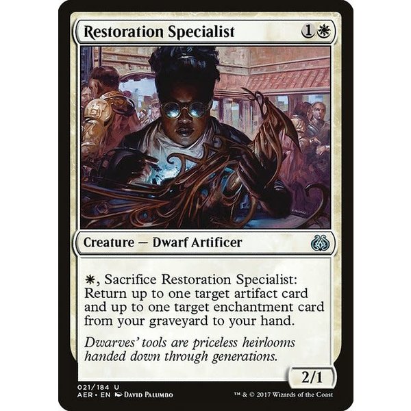 Magic: The Gathering Restoration Specialist (021) Lightly Played