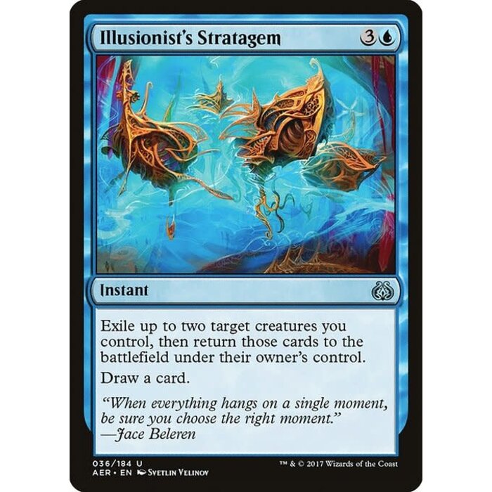 Magic: The Gathering Illusionist's Stratagem (036) Lightly Played