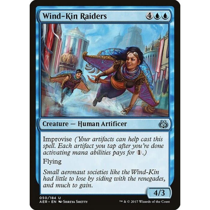 Magic: The Gathering Wind-Kin Raiders (050) Lightly Played
