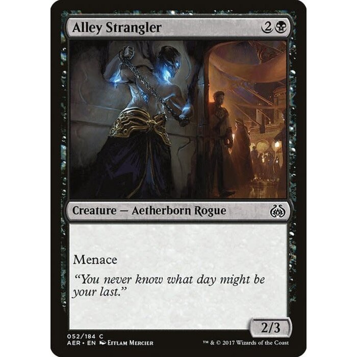 Magic: The Gathering Alley Strangler (052) Moderately Played Foil