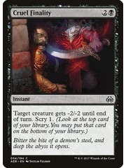 Magic: The Gathering Cruel Finality (054) Lightly Played