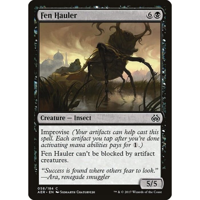 Magic: The Gathering Fen Hauler (058) Lightly Played