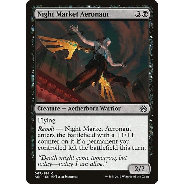 Magic: The Gathering Night Market Aeronaut (067) Lightly Played
