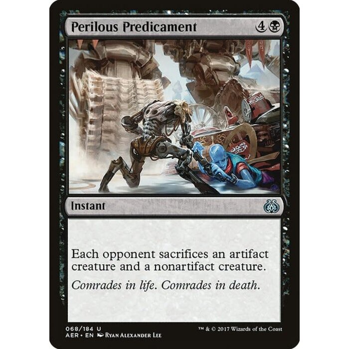 Magic: The Gathering Perilous Predicament (068) Moderately Played Foil