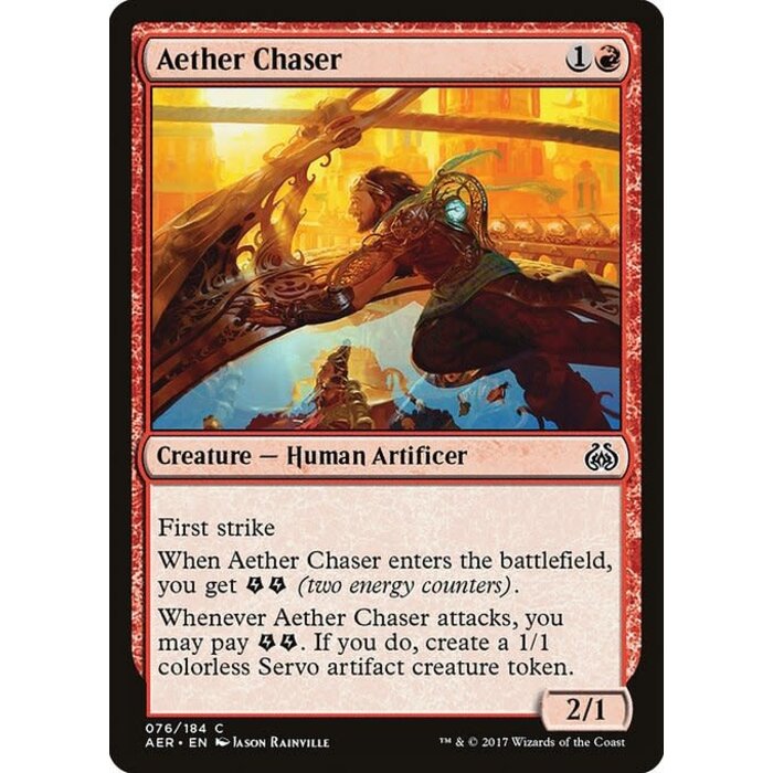 Magic: The Gathering Aether Chaser (076) Lightly Played