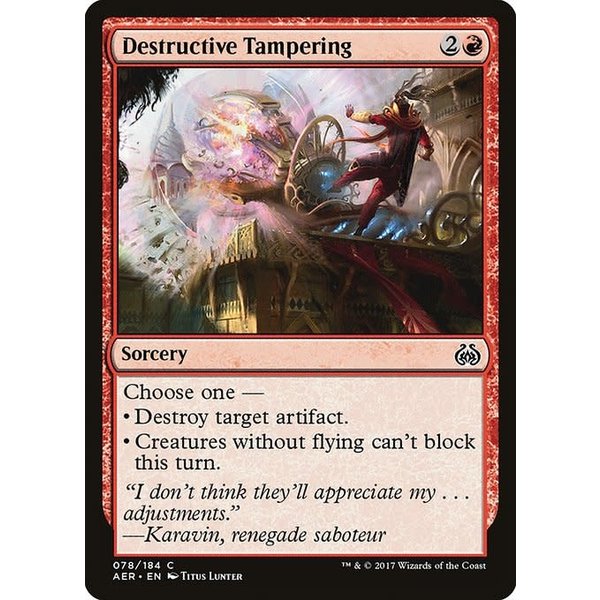 Magic: The Gathering Destructive Tampering (078) Lightly Played