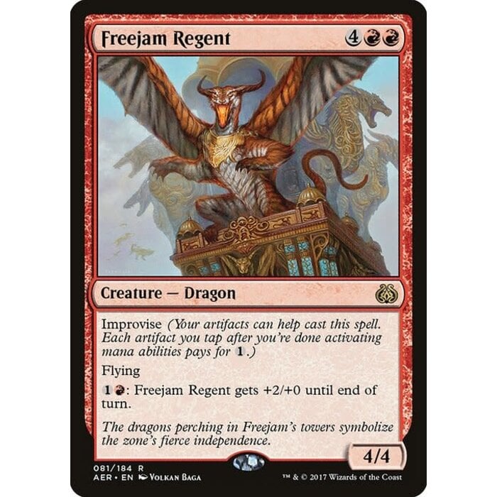 Magic: The Gathering Freejam Regent (081) Moderately Played Foil