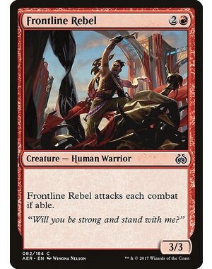 Magic: The Gathering Frontline Rebel (082) Lightly Played