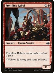 Magic: The Gathering Frontline Rebel (082) Moderately Played Foil
