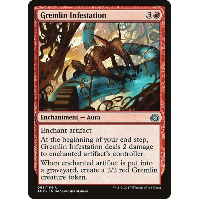 Magic: The Gathering Gremlin Infestation (083) Lightly Played