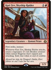Magic: The Gathering Kari Zev, Skyship Raider (087) Lightly Played