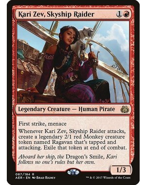Magic: The Gathering Kari Zev, Skyship Raider (087) Lightly Played
