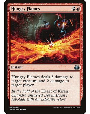 Magic: The Gathering Hungry Flames (084) Moderately Played Foil