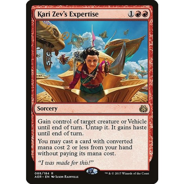 Magic: The Gathering Kari Zev's Expertise (088) Lightly Played