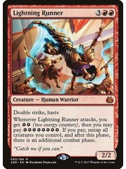 Magic: The Gathering Lightning Runner (090) Lightly Played