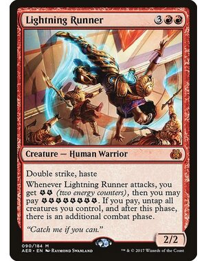 Magic: The Gathering Lightning Runner (090) Lightly Played