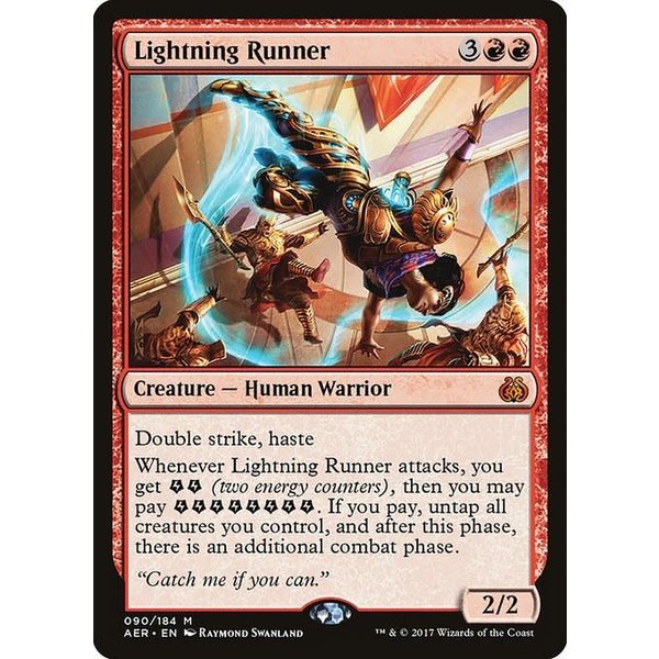 Magic: The Gathering Lightning Runner (090) Lightly Played