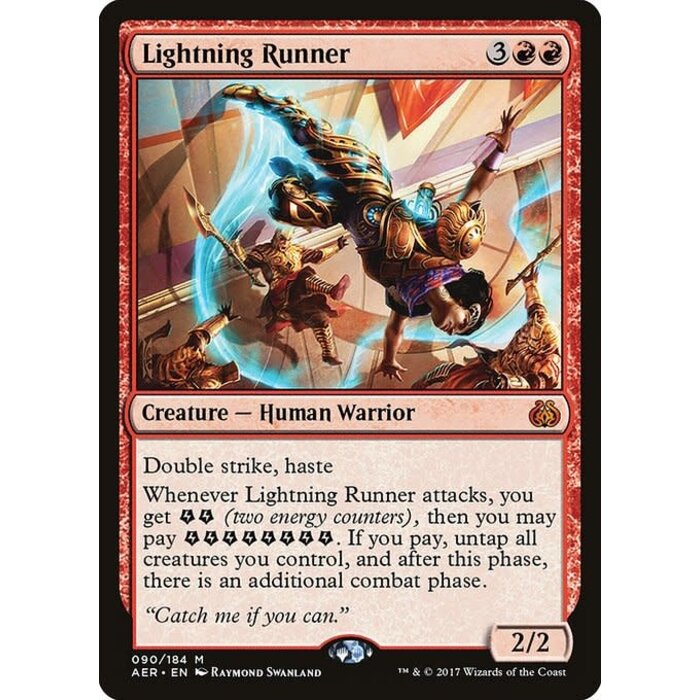 Magic: The Gathering Lightning Runner (090) Lightly Played