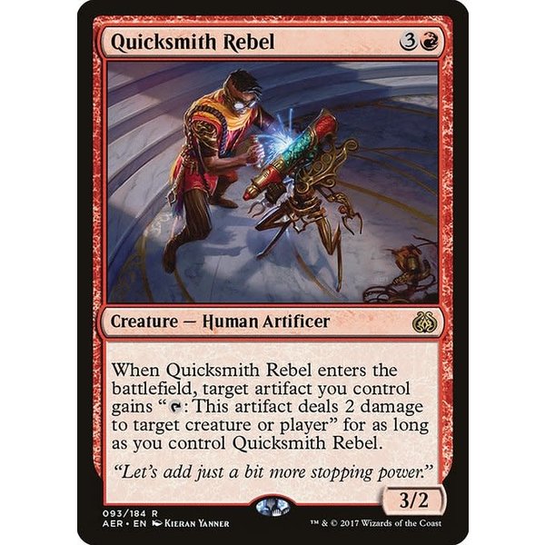 Magic: The Gathering Quicksmith Rebel (093) Moderately Played Foil