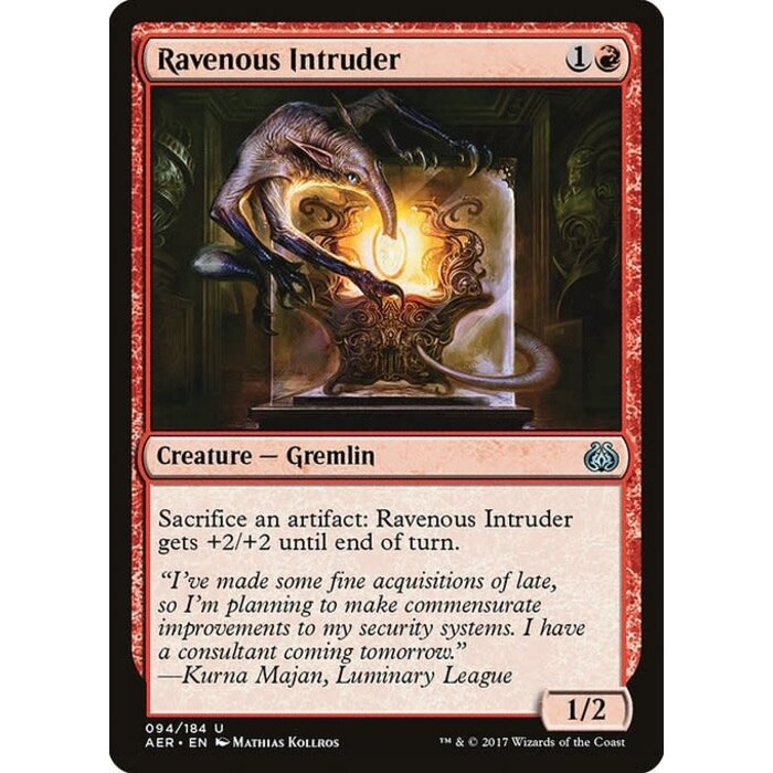 Magic: The Gathering Ravenous Intruder (094) Lightly Played
