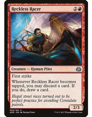 Magic: The Gathering Reckless Racer (095) Moderately Played Foil