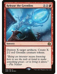 Magic: The Gathering Release the Gremlins (096) Damaged Foil