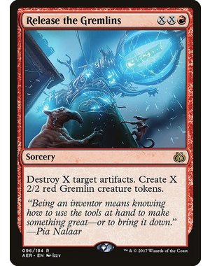 Magic: The Gathering Release the Gremlins (096) Damaged Foil