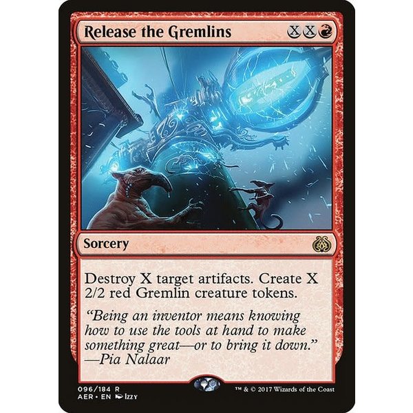Magic: The Gathering Release the Gremlins (096) Lightly Played Foil