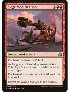 Magic: The Gathering Siege Modification (099) Moderately Played Foil