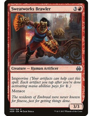 Magic: The Gathering Sweatworks Brawler (100) Moderately Played Foil