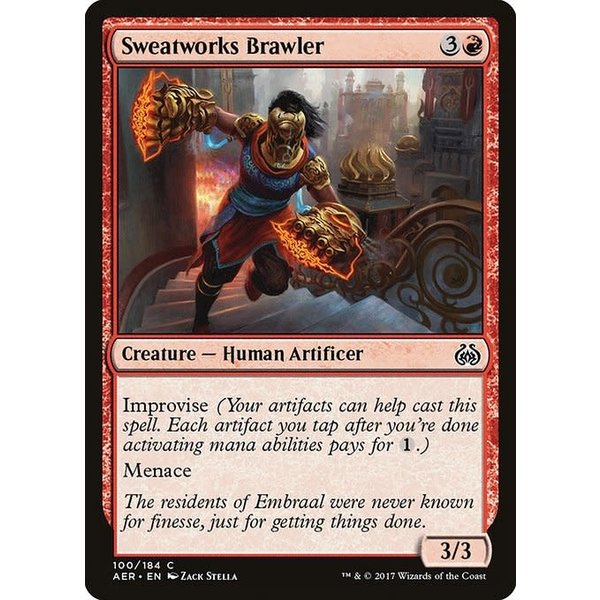 Magic: The Gathering Sweatworks Brawler (100) Moderately Played Foil