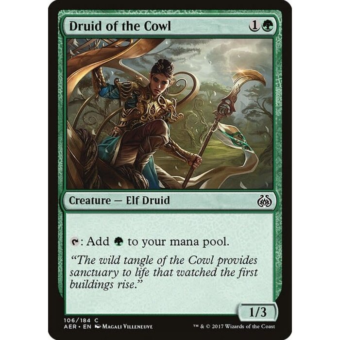 Magic: The Gathering Druid of the Cowl (106) Moderately Played Foil
