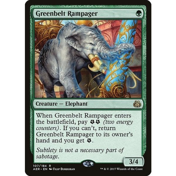Magic: The Gathering Greenbelt Rampager (107) Lightly Played