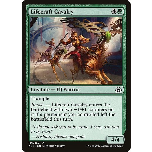 Magic: The Gathering Lifecraft Cavalry (113) Lightly Played