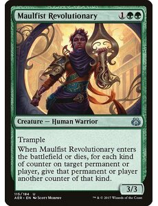 Magic: The Gathering Maulfist Revolutionary (115) Lightly Played