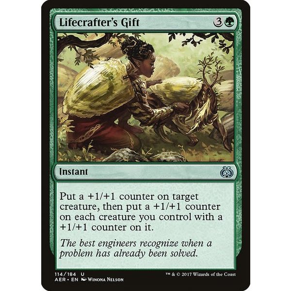 Magic: The Gathering Lifecrafter's Gift (114) Lightly Played