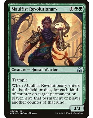 Magic: The Gathering Maulfist Revolutionary (115) Moderately Played Foil