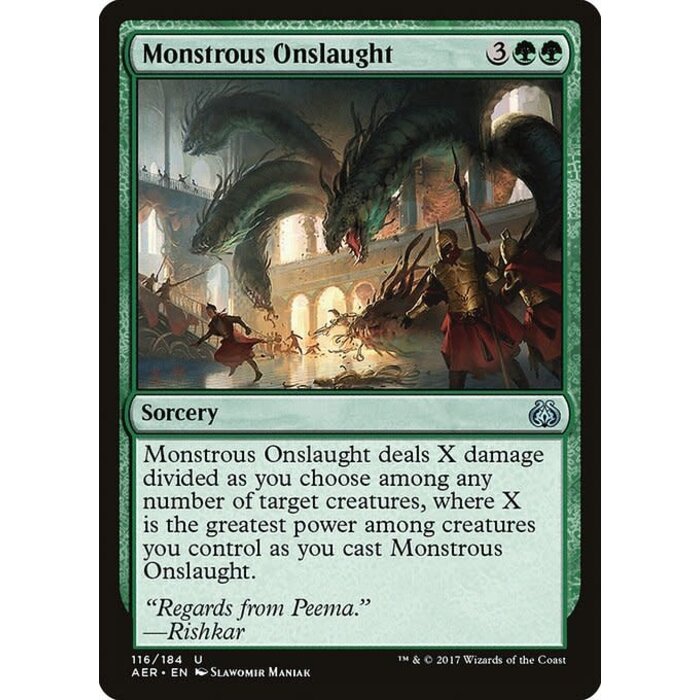 Magic: The Gathering Monstrous Onslaught (116) Lightly Played