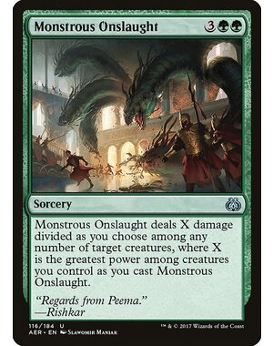 Magic: The Gathering Monstrous Onslaught (116) Moderately Played Foil