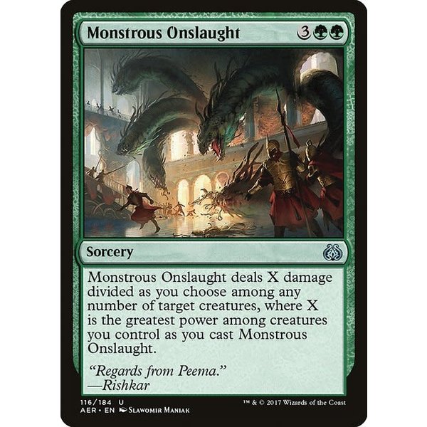 Magic: The Gathering Monstrous Onslaught (116) Moderately Played Foil